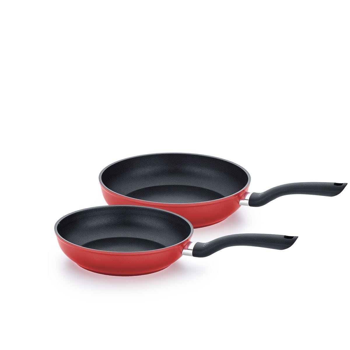 Cenit® Red Frying Pan Set, 24 & 28 cm